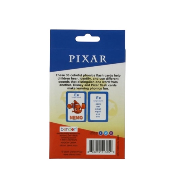 Disney-Pixar® Phonics Flash Cards 36-Count - Picture 3 of 3